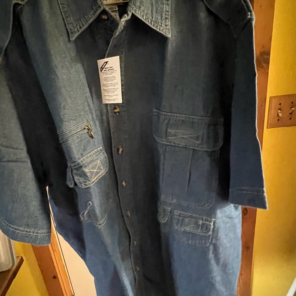 Denim shirt KINGSIZE brand 3x New!
